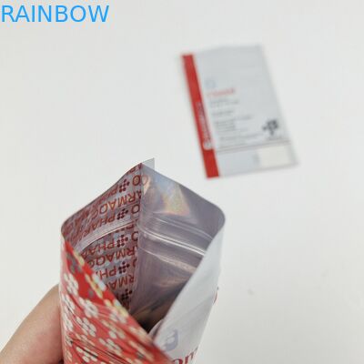 保存 宣伝 食品 包装 歯のケア用の三面シール袋 熱シール付き包装