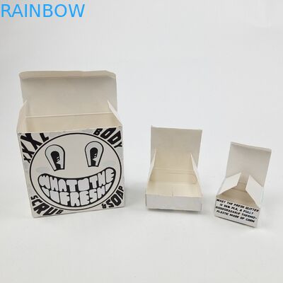 オーダーメイド 輝くUVマットフィルム 白紙紙箱 400g 化粧品サンプル アルガン油