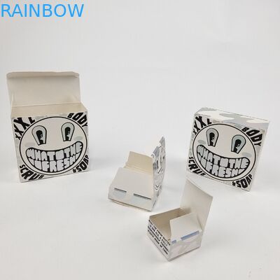 オーダーメイド 輝くUVマットフィルム 白紙紙箱 400g 化粧品サンプル アルガン油