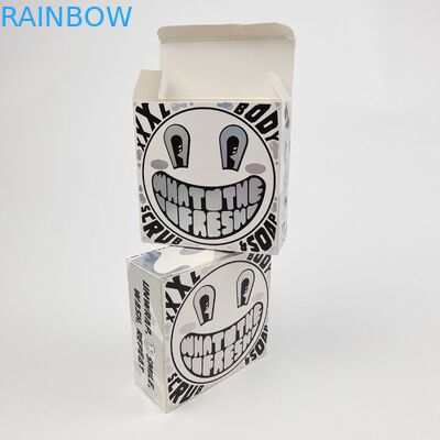 オーダーメイド 輝くUVマットフィルム 白紙紙箱 400g 化粧品サンプル アルガン油