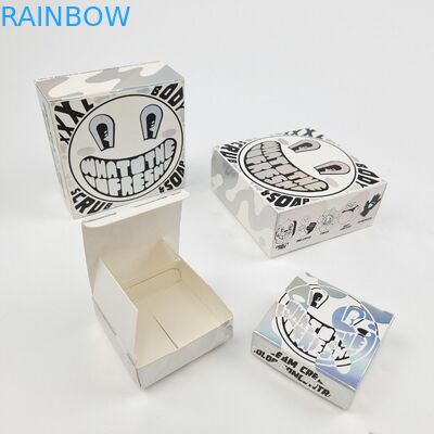 オーダーメイド 輝くUVマットフィルム 白紙紙箱 400g 化粧品サンプル アルガン油