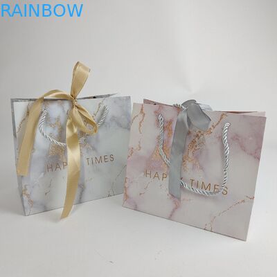 カスタマイズされた紙袋 ローゴ印刷付きのショッピング用生物分解性紙袋