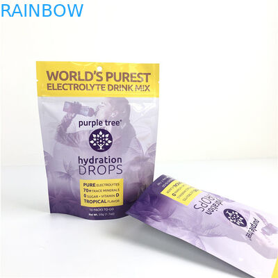 10色 カスタムマット アルミホイル スタンドアップ ポケット  Ziplock ドイパック バッグ 食品