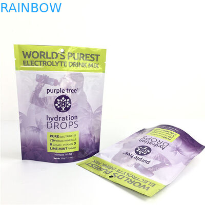 10色 カスタムマット アルミホイル スタンドアップ ポケット  Ziplock ドイパック バッグ 食品