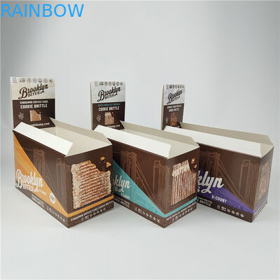 リサイクル可能 折りたたむ紙 カウンター ディスプレイ ボックス 小売店 棚 準備済み ディスプレイ 紙 ボックス