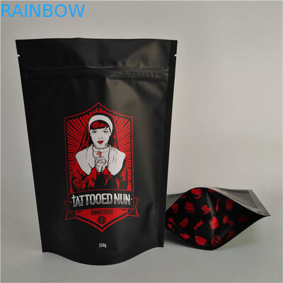 オーダーメイドマット仕上げ 臭いを防ぐ袋 湿度防止 再閉可能なプラスチック食品シールパッケージ