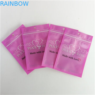 簡単 涙線 3 面 密封された マイラー 包装袋  Zipper 10 色まで受容