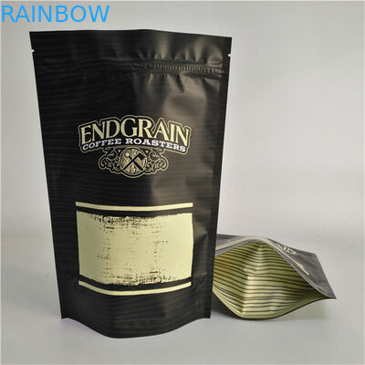 カスタムロゴ スタンダップ ザッパー ポケット 閉められるプラスチック食品シール 食品グレードの材料と漏れ防止のコーヒーバッグ