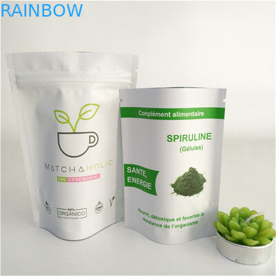 カスタマイズされた印刷 熱シール 再利用可能なスタンドアップバッグ 食品グレード マイラーサケットパッケージング