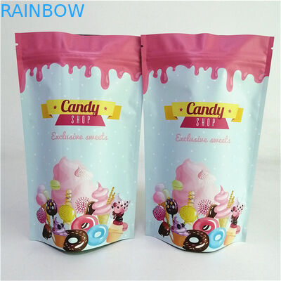 環境に優しいプラスチック マイラー 立体 アルミ製シール ザッパー バッグ 匂いの無い 印刷品