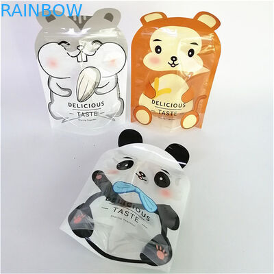 食品グレードのスナックパッケージングのためのカスタマイズされた防水マットアルミニウムフィルムスタンドアップポック