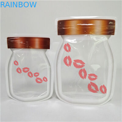 新しいデザイン ベストセラー カスタム厚さ カスタムロゴ プリント スタンドアップ ザイプ ポケット プラスチック 食品シール 梱包