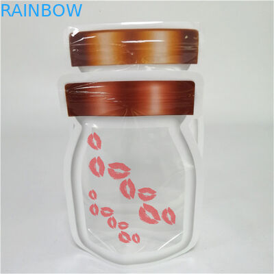 新しいデザイン ベストセラー カスタム厚さ カスタムロゴ プリント スタンドアップ ザイプ ポケット プラスチック 食品シール 梱包