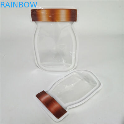 新しいデザイン ベストセラー カスタム厚さ カスタムロゴ プリント スタンドアップ ザイプ ポケット プラスチック 食品シール 梱包