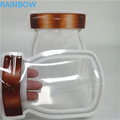 新しいデザイン ベストセラー カスタム厚さ カスタムロゴ プリント スタンドアップ ザイプ ポケット プラスチック 食品シール 梱包