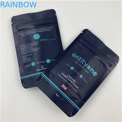 チャック付きカスタムロゴ印刷スタンドアップパウチ マット仕上げ アルミ箔 食品グレード素材 ドイパック