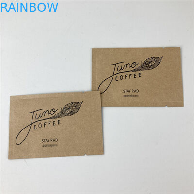 三面密封されたマイラー・クラフト紙袋 カスタム印刷 生物分解性紙袋