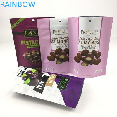 カスタムマット スタンドアップポッチ アルミホイル マイラーバッグ 粉末包装