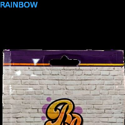 ダイカット 3.5g プラスチックバッグ 光沢ジッパー マイラー グミハーブキャンディ包装用 防臭 光沢表面