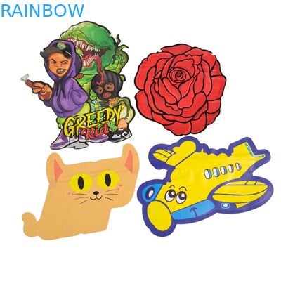 不規則な再閉可能3.5g 防弾マイラー袋 デジタルプリント PET ゼップロックパッケージ 食用ガムクッキー