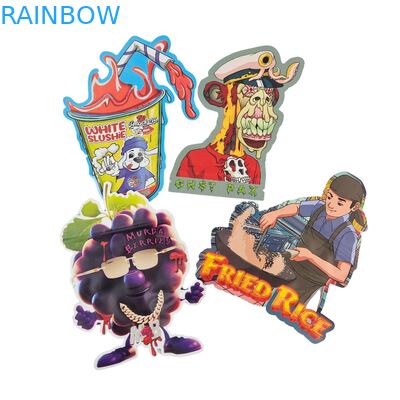 不規則な再閉可能3.5g 防弾マイラー袋 デジタルプリント PET ゼップロックパッケージ 食用ガムクッキー