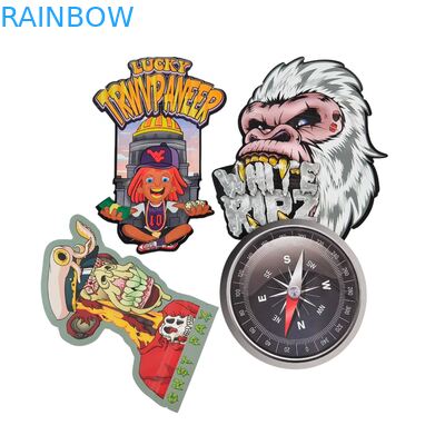 不規則な再閉可能3.5g 防弾マイラー袋 デジタルプリント PET ゼップロックパッケージ 食用ガムクッキー