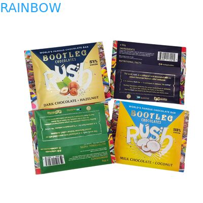 食用用アルミホイルサケットバックシール 小型プラスチック マイラー オーブス チョコレート エネルギーバー クッキー スナック キャンディ 梱包袋