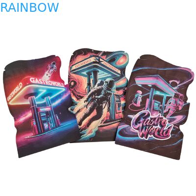 不規則な形 ダイエットカット マイラー袋 クッキーゴミ タバコ PETプラスチック袋 子供用ジッパー袋