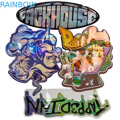 ホットセール 光沢ダイカットマイラーバッグ ジッパー付き エディブル 匂い防止 3.5g 7g 14g 28g マッシュルームグミ カスタム印刷 プラスチックバッグ