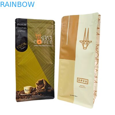 バルブ付きカスタムスタンドアップジッパーコーヒー豆バッグ