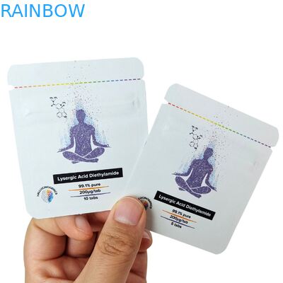 カスタムサイズ ヒートシール化粧品サンプルサシェ アルミ箔バッグ カスタマイズロゴ入り