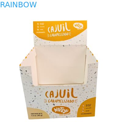 朝食用インスタントドライフルーツナッツグレインシリアル食品包装用カスタムリテールディスプレイ折りたたみ式3.5g紙箱