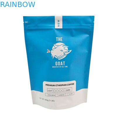 ペットフード包装用、50～200ミクロン厚さのエコフレンドリー再利用可能スタンドアップパウチ