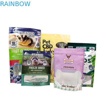 カスタム印刷された高バリアペットフードポケット 湿度防止のパッケージングのためのグラバー印刷