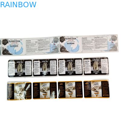 スクラップブック用紙用接着ビニールPVC紙ステッカー防水UVホログラム印刷パーソナライズされたロゴ包装ラベル