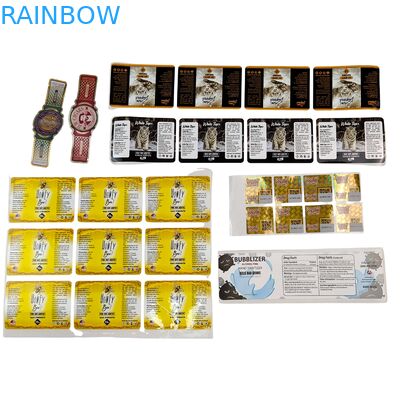 スクラップブック用紙用接着ビニールPVC紙ステッカー防水UVホログラム印刷パーソナライズされたロゴ包装ラベル