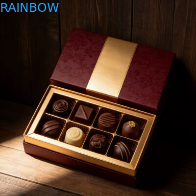 カスタムロゴパーソナライズチョコレートギフトボックス包装キャンディーチョコレート化粧品ボックス空のチョコレートバーボックス