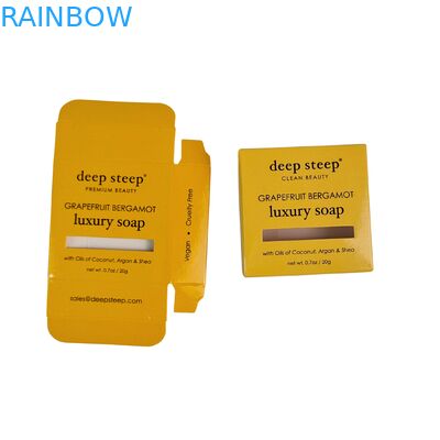 クラシックなデザインと光り輝くラミネーションのカスタム生物分解性化粧品パッケージボックス