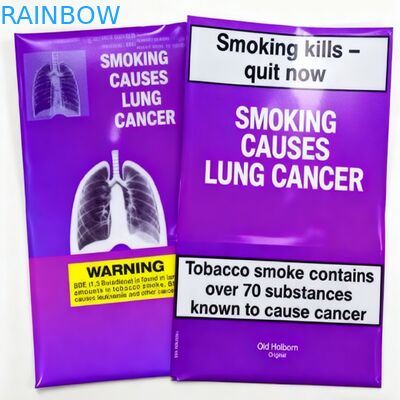 プリロールバッグ ジップロック 食用食品包装 食品グレード 三面シール袋 タバコ用のプラスチック マイラーバッグ