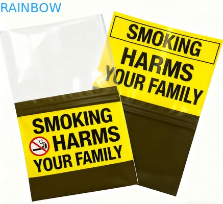 プリロールバッグ ジップロック 食用食品包装 食品グレード 三面シール袋 タバコ用のプラスチック マイラーバッグ