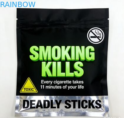 再封可能な3面シール 25g 30g 40g 50g 100g 喫煙葉タバコバッグ ローリングタバコポーチ ジッパー付き