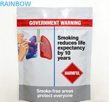 再封可能な3面シール 25g 30g 40g 50g 100g 喫煙葉タバコバッグ ローリングタバコポーチ ジッパー付き