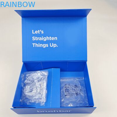 カスタムラグジュアリーマグネットクロージャーギフトボックス 耐久性 350g 厚さの包装箱 ジュエリー化粧品用