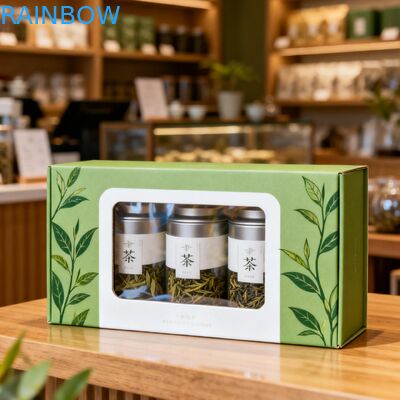 透明窓付きのカスタマイズされたポータブルギフト紙箱 パーティーギフトボックス キャンディ クッキー ドーナツ箱 ハンドル付き紙箱