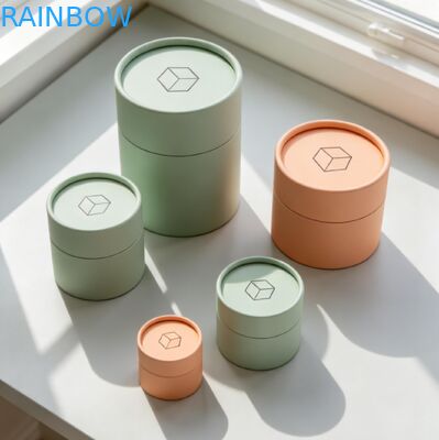生物分解可能 サイズ 調整可能 食品級 安全 クラフト紙 チューブ ギフトボックス 梱包用