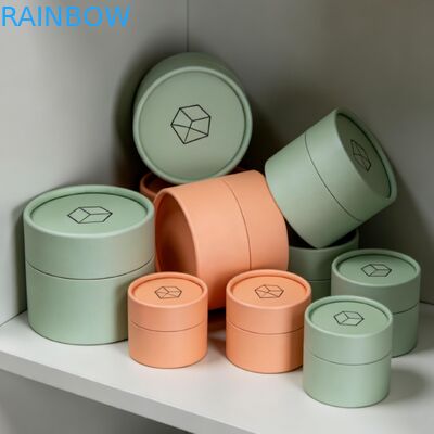 環境に優しい生物分解可能 食品用安全化粧品と香水用パッケージ用のシリンダーパッケージングチューブと紙箱