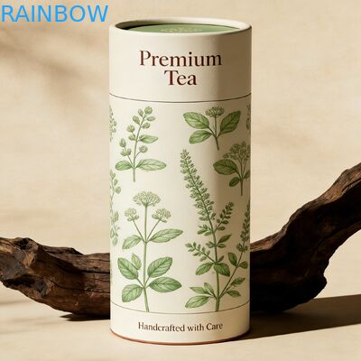 環境に優しい生物分解可能 食品用安全化粧品と香水用パッケージ用のシリンダーパッケージングチューブと紙箱