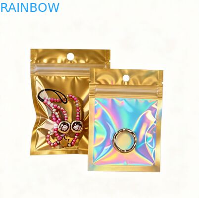 カスタム印刷 リサイクル可能なPVCプラスチックのマット 3面シール付き再閉包袋