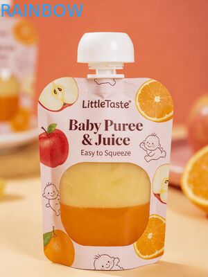 オーダーメイド スプートポーチ 30ml プーレーヨーグルト 果物 ベビージュース ベビー補給食品 スプートポーチ プラスチック袋