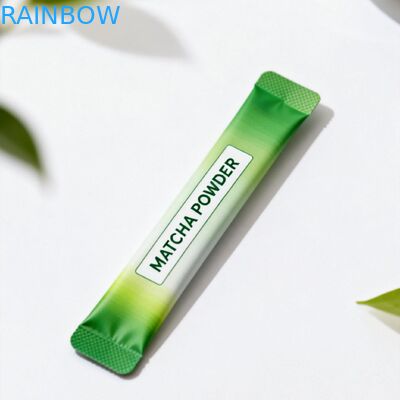 カスタム 1 グラム 3 グラム 5 グラムミルクティーパウダーコラーゲンパウダーサシェヒートシール可能なリサイクル可能な PET アルミ箔ラミネートジッパー食品袋